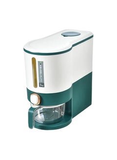 Delavala Delavala Airtight Rice Dispenser 5KG Cereal Containers With Lid And Measuring Cup For Kitchen Organization And Storage Cereal Container Storage Kitchen Rice bucket Dog food Storage Containers  - Image 2