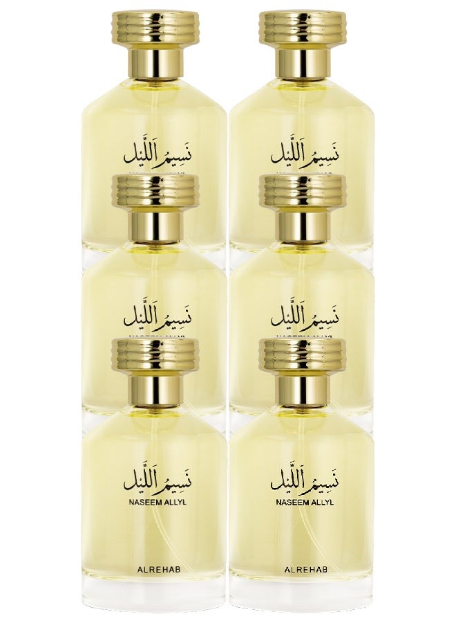 Alrehab 6 Pieces Naseem Allyl 100ML - Image 1