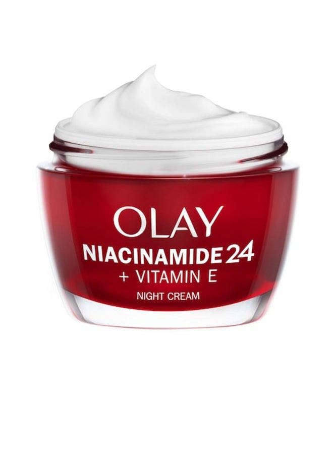 Olay Niacinamide24 + Vitamin E Revitalizing Night Cream 50ml - Image 1