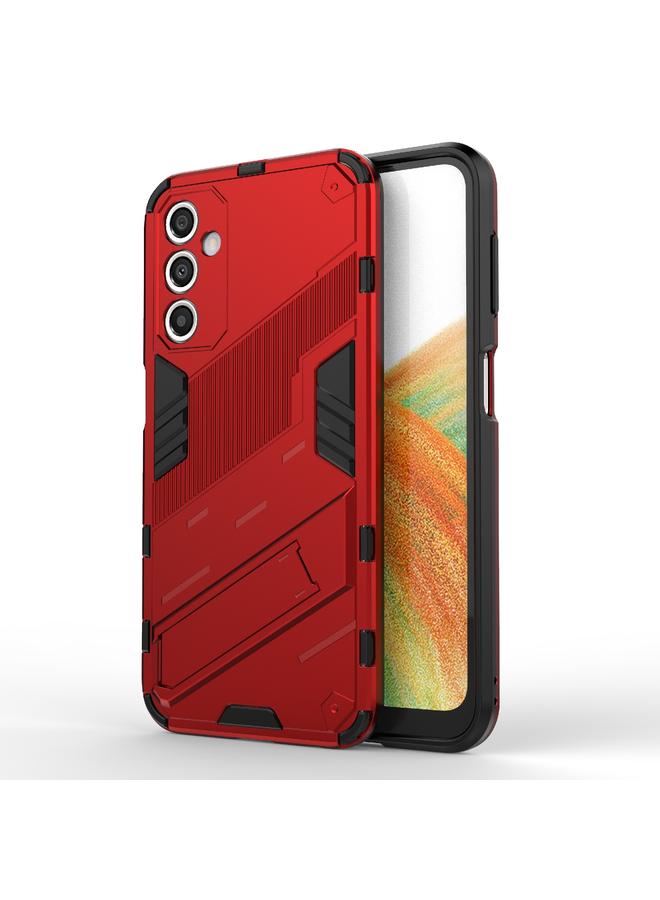 S-TOP Case For Samsung Galaxy A24 5G / A24 4G Punk Armor 2 in 1 PC + TPU Shockproof Phone Case with Invisible Holder - Image 1