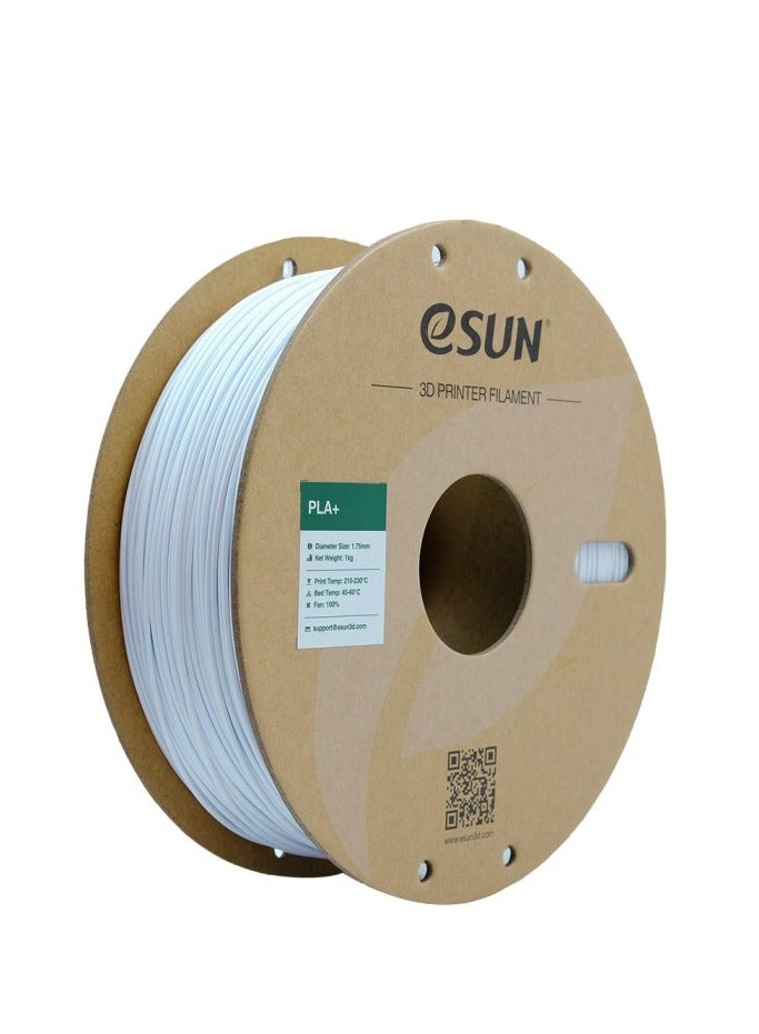 إي صن eSUN PLA+ أبيض بارد 1.75 مم، 1 كجم/ لفة