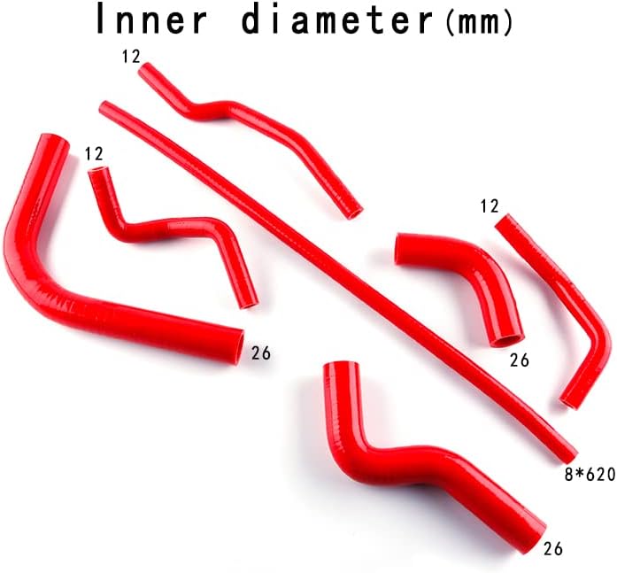 3 Ply Performance Silicone Radiator Coolant Hose Kit for 1986-1995 SUZUKI SAMURAI JL JA JX 1.3L Radiator hose
