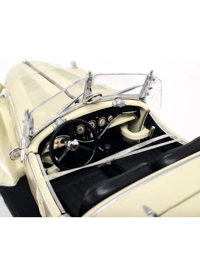TOY GARDEN 1:32 Scale Simulation of Wanderer W25K Roadster Diecast – Vintage Classic Car Model, Pull Back Replica with Sound & Light, Collectible Toy for Kids & Adults  - Image 5