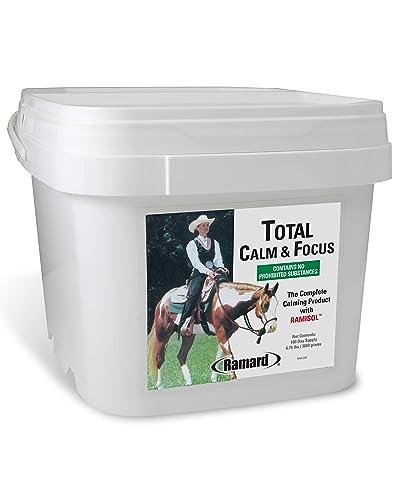 Ramard Total Calm and Focus for Horses Supplement - Magnesium & Calming Formula for Horse Show, Training, & Performance Mental Alertness Without Drowsiness, Show Safe, Perfect Prep for Horses - Pail - Image 1