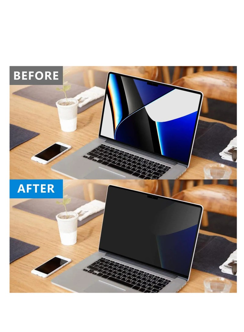 Privacy Screen for MacBook Air 13.6 Inch 2022 (M2, A2681) and 2024(M3,A3113) and 2025(M4 ,A3240) , Magnetic Removable Anti Glare Blue Light Filter, Screen Protector for for Mac Air 13.6 Inch - Image 4
