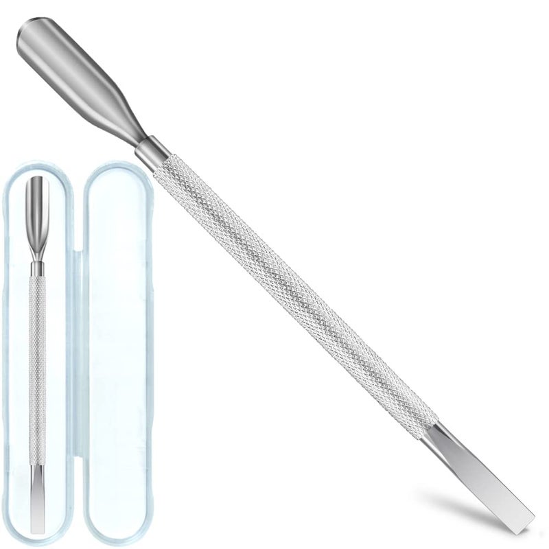 Alinana Cuticle Pusher and Cuticle Scraper Professional Grade Stainless Steel Cuticle pusher and cutter Manicure and Pedicure Tool