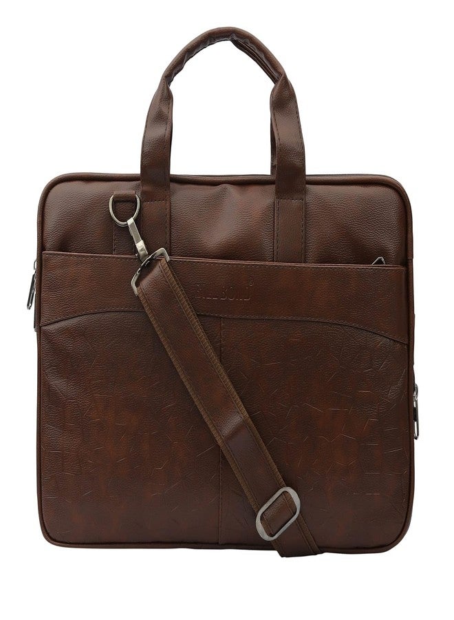 BILL BOND Formal Business Briefcase Bag Crossbody Messenger College Bags for Men Women MacBook INoteBook ITablet Laptop Bags | Handbags with Shoulder Straps - Image 1