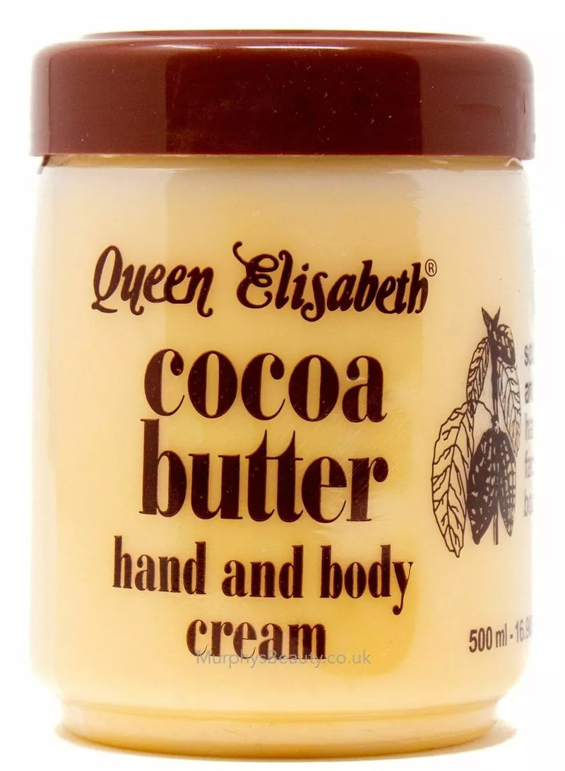 Cocoa Butter Hand And Body Cream Clear 500 ML