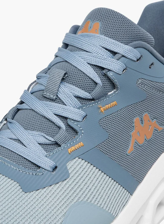 Kappa BLUE Men's Panelled Lace-Up Sports Shoes for Men | Best Price UAE
