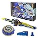 INFINITY NADO Battle Tops with Sword Launcher Split Series Metal Glowing Battling Tops BalanceDefense Type Spinning Top Game Toy for Boys Girls 5 Sacred Shield Double Dragon S Blue - Image 3