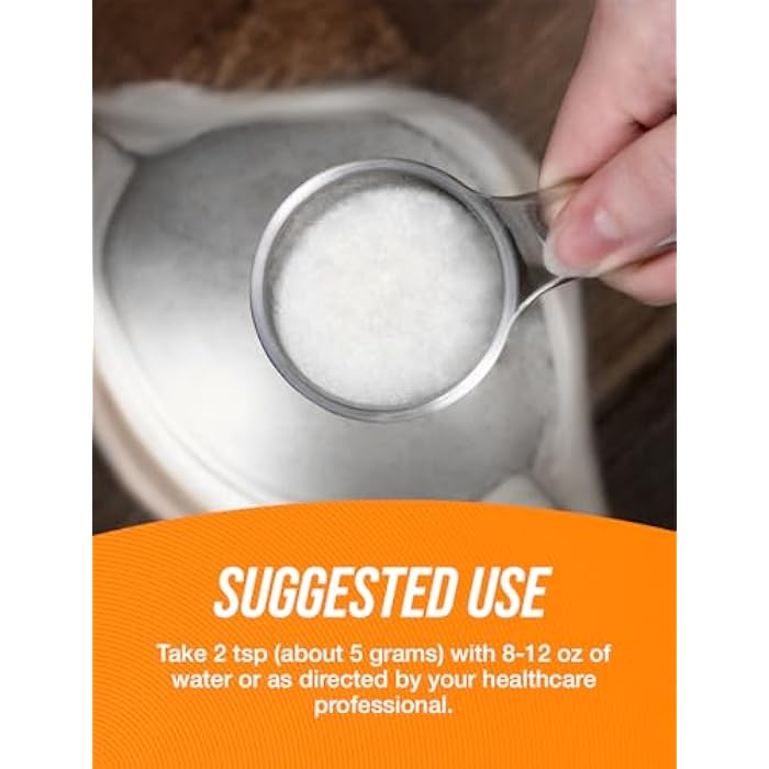 BulkSupplements مسحوق دي-ريبوز من بولك سابليمنتس - مكمل دي-ريبوز لدعم الطاقة - بدون نكهة وخالي من الجلوتين، 5 جرام لكل حصة، 250 جرام (8.8 أونصة) (عبوة واحدة) - Image 4