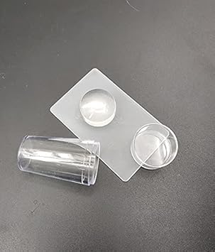 DBOO 1 Set Clear Silicone Jelly Stamper With Scraper Clear Nail Art Jelly Stamper Nail Art Stamping Stamper for Manicure Tools - Image 5