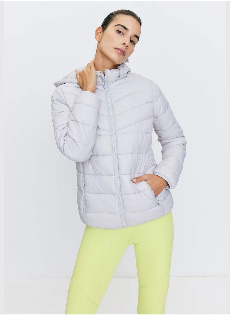 DeFacto Woman Slim Fit Hooded Jacket  - Image 1