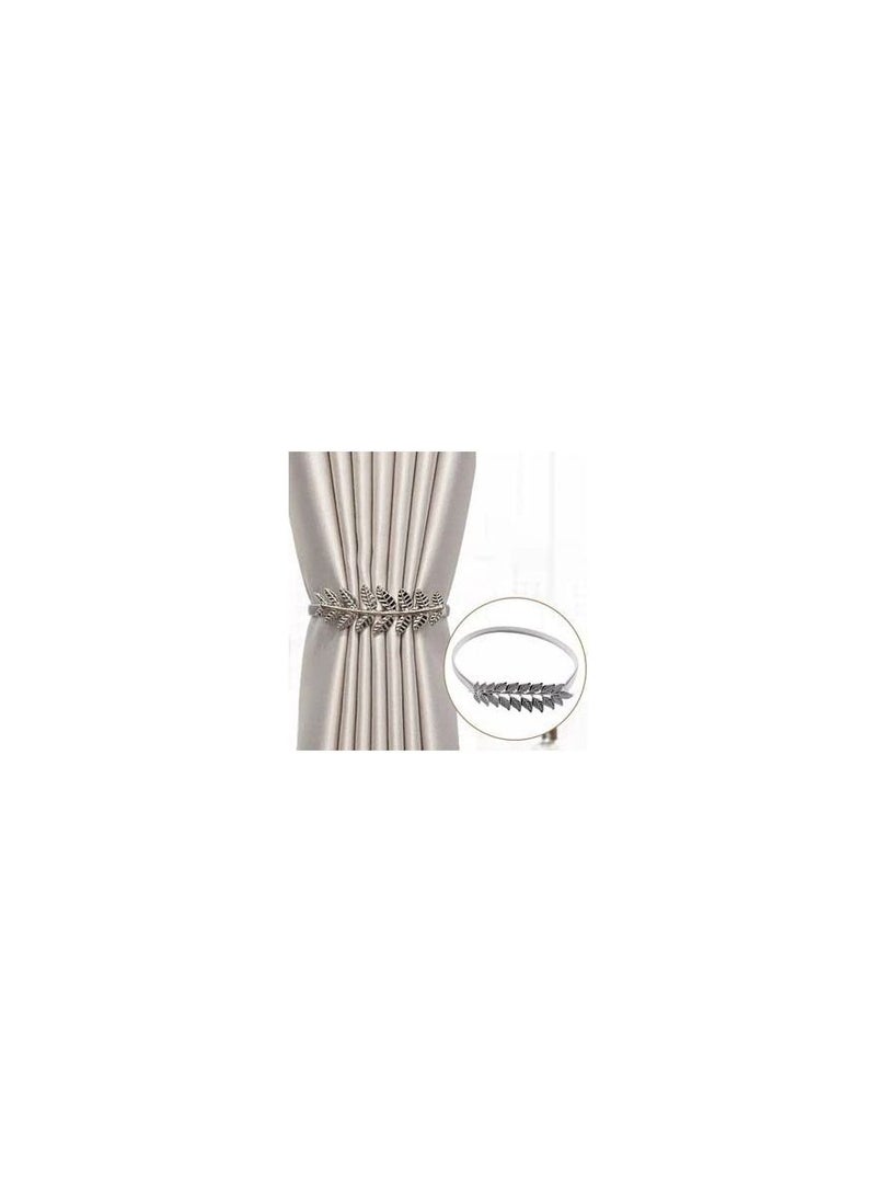 Spaceshoop 1-Piece Curtain Buckle Metal Pearl Elk Leaves Curtain Clip Curtains Holders  - Image 4