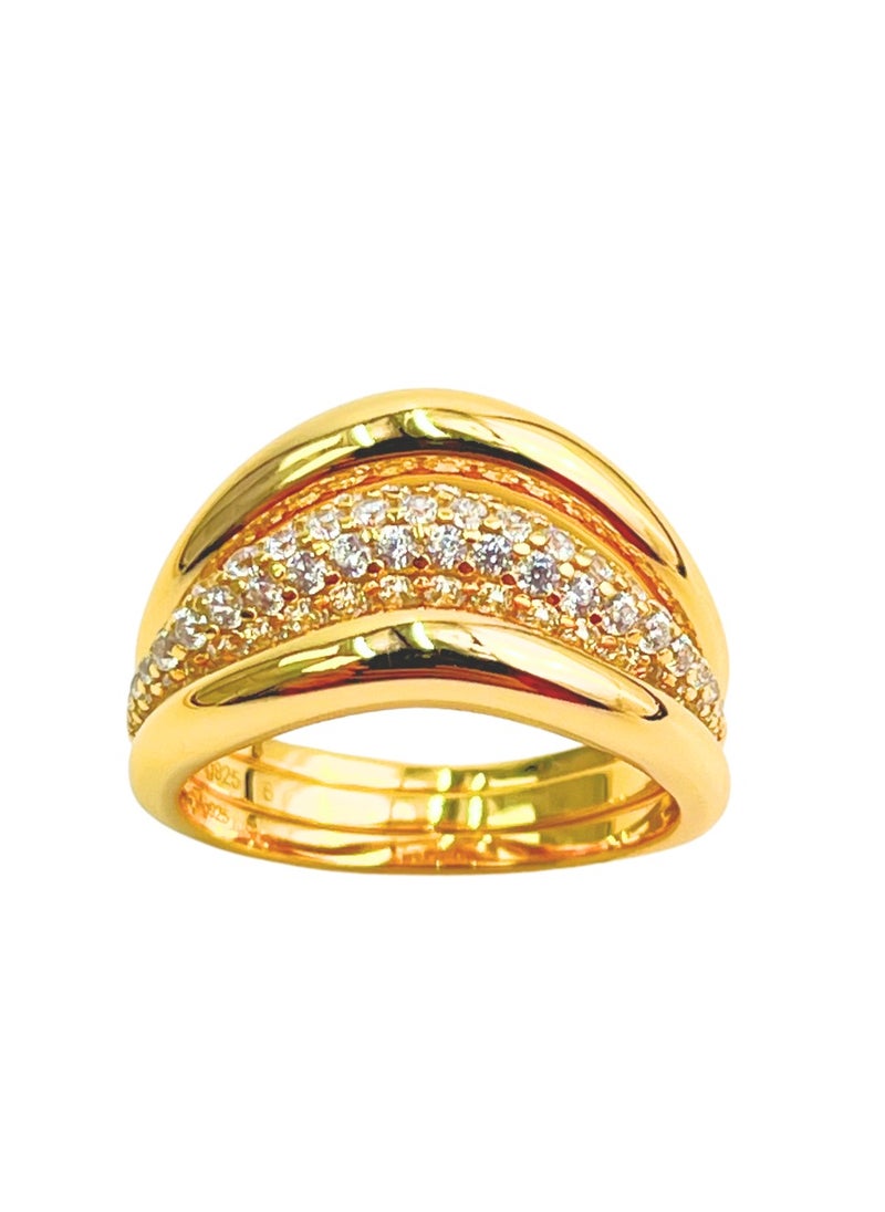 Generic Size-7 Threefold Grace Ring  - Image 1