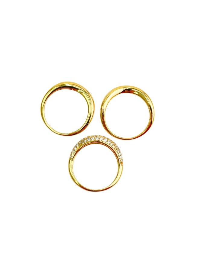 Generic Size-7 Threefold Grace Ring  - Image 2