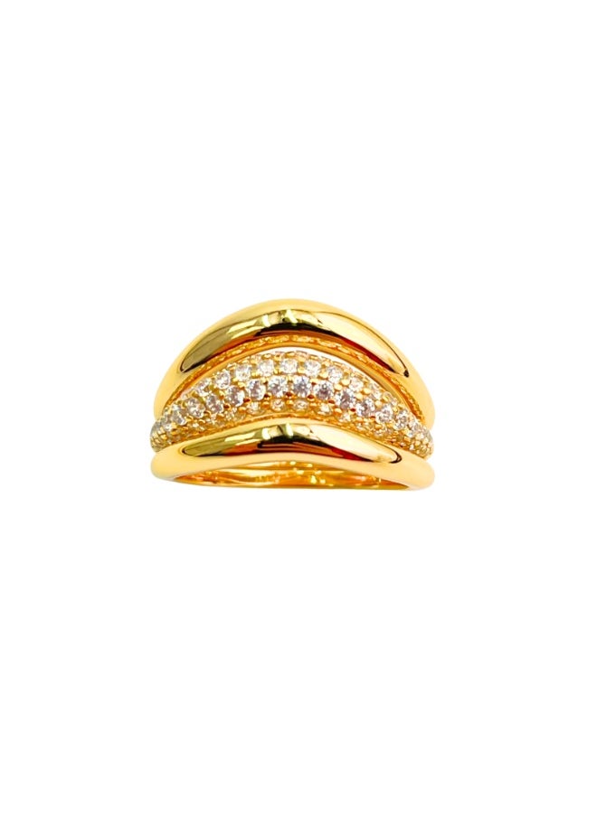 Generic Size-7 Threefold Grace Ring  - Image 4