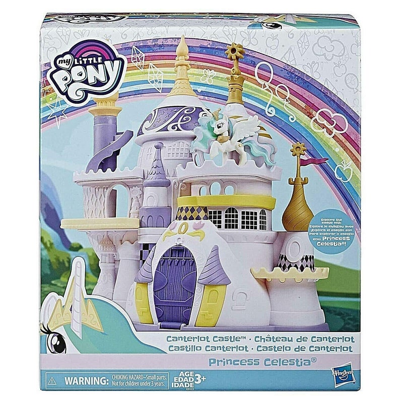 My Little Pony Canterlot Castle Playset with Princess Celestia Figure and Accessory - Image 1