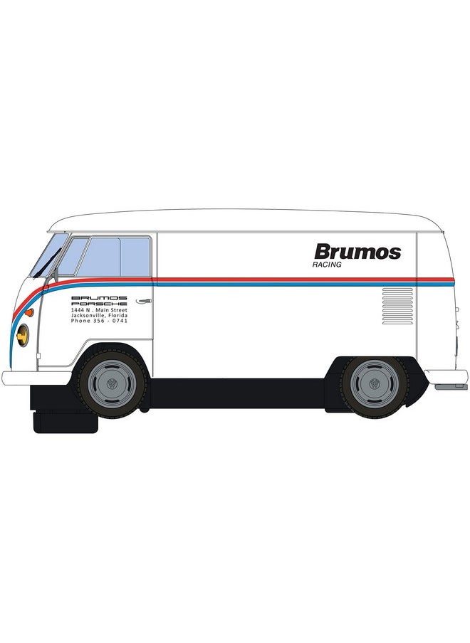 Scalextric - Volkswagen Panel Van T1B Brumos Racing 1:32 Slot Race Car C4086 - Image 1