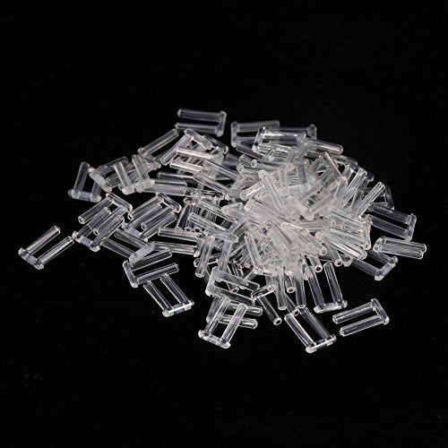 Salmue Rimless Frames Sleeves, 3 Types 100pcs New Plastic Compression Sleeves for Rimless Glasses Accessories Tools(03#) - Image 2