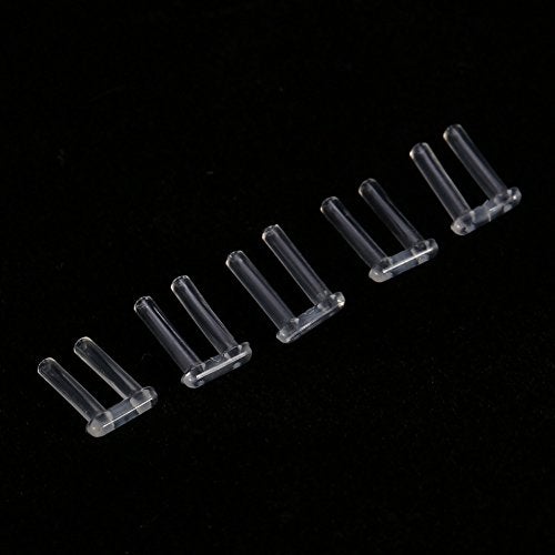 Salmue Rimless Frames Sleeves, 3 Types 100pcs New Plastic Compression Sleeves for Rimless Glasses Accessories Tools(03#) - Image 5