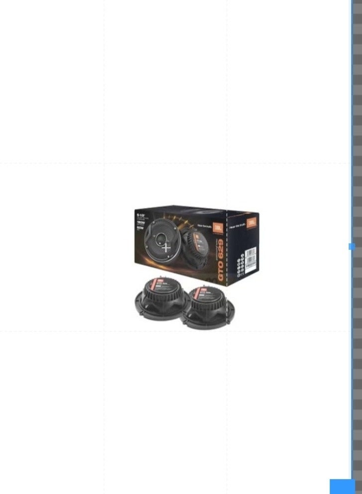 GTO629 6.5" Grand Touring Series Car Audio Speakers - 2-Way, 360 Watts MAX Power, Factory-Sized Replacement Includes Iron Crush Cleaning Cloth.