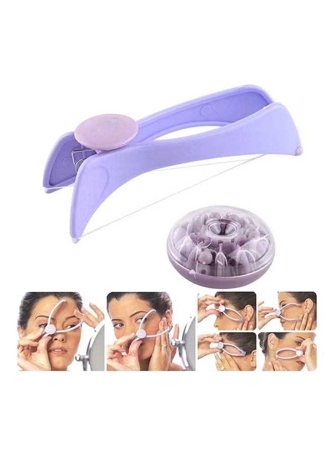 Facial Body Hair Threading Removal Tool, Reusable Eyebrow Threading Epilator System, Portable Manual Hair Remover Tweezers, Multi‑Function Threading Machine for Women Facial Cheek Chin Full Body Hair Removal - Image 4
