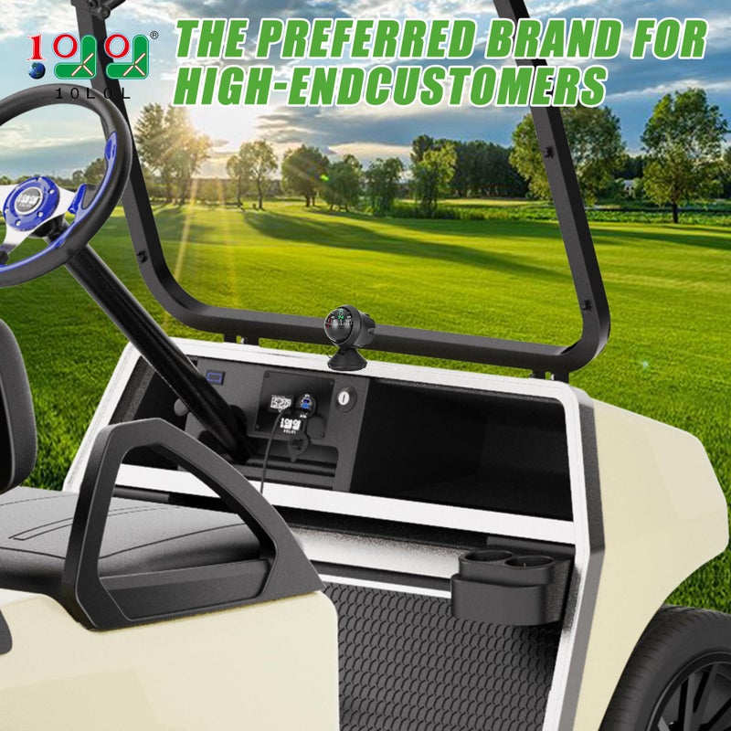 10L0L Universal Golf Cart Adjustable Dash Compass for Yamaha, EZGO, Club Car- A Great Golf Gift - Image 2