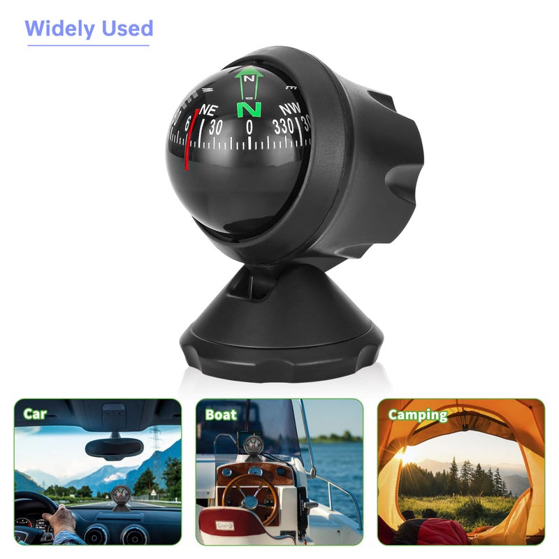 10L0L Universal Golf Cart Adjustable Dash Compass for Yamaha, EZGO, Club Car- A Great Golf Gift - Image 4
