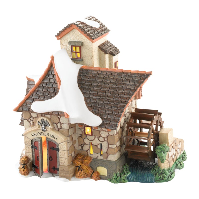 Department 56 Department 56 Porcelain AC Adapter Plastic 100 Polyester Foam Fill Dickens Village Brandon Mill Lit House 61 inch 