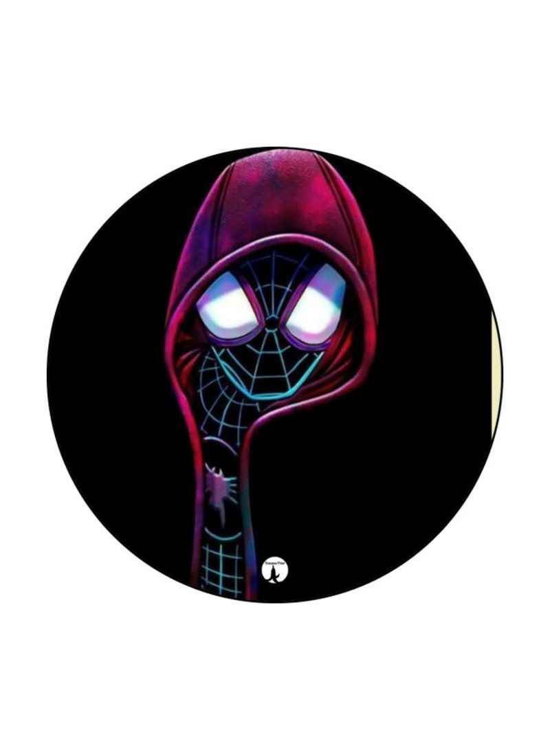 Spiderman Printed Mousepad Black/Pink/Purple