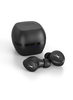 Altec Lansing Nanobuds 3.0, True Wireless Earbuds With Charging Case, IP55 Waterproof, Dual Device Connection, 24 Hours Playtime, A.I based Clear Calling, Android & iOS Compatible, Black  - Image 1