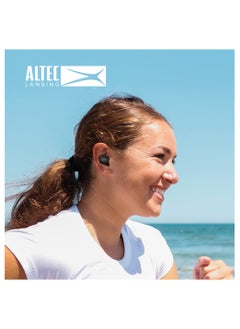 Altec Lansing Nanobuds 3.0, True Wireless Earbuds With Charging Case, IP55 Waterproof, Dual Device Connection, 24 Hours Playtime, A.I based Clear Calling, Android & iOS Compatible, Black  - Image 3