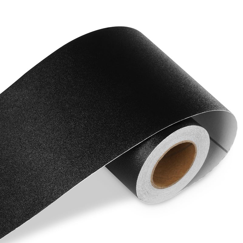 LACHEERY Black Border for Bulletin Board Wall Paper Peel and Stick Border Trim for Walls Bathroom Mirror Frame Borders Peel and Stick Wallpaper Black Borders Classroom Modern Removable Vinyl 3x197