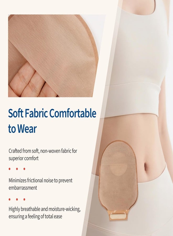 DERAYMI 20 PCS Colostomy Ostomy Bags | One-Piece Drainable Ostomy Supplies Bag for Ileostomy & Stoma Care | Gentle Hydrocolloid Barrier 60mm Max | Odor Control with Carbon Filter - Image 4
