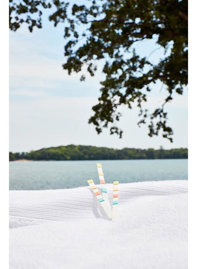 Frog شرائط اختبار @Ease لأحواض الاستحمام الساخنة والسباحة - شريط اختبار مع مؤشر 'خارج' لخرطوشة FROG @Ease SmartChlor، pH، القلوية الكلية والصلابة الكلية - 30 شريط اختبار - Image 5