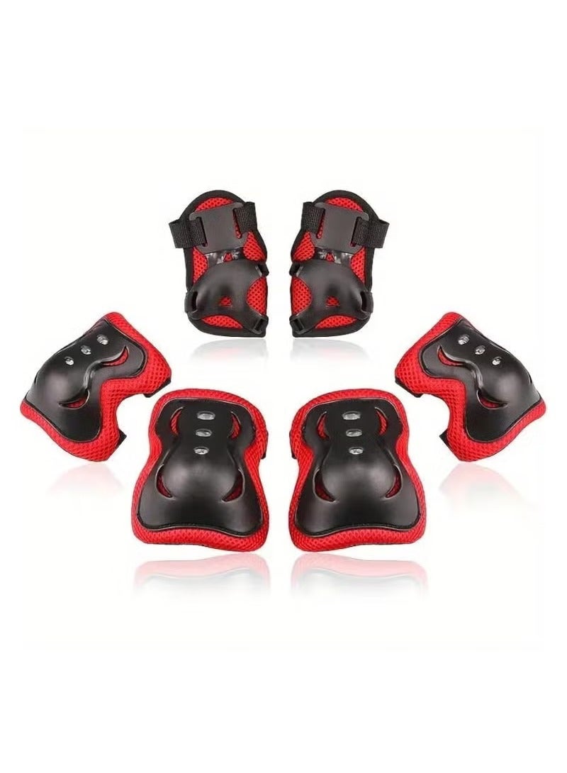 Generic Ultimate Safety with Knee Elbow Wrist Guards Premium QSHOP®️ Kids Youth Adult Protective Gear for Cycling, Snowboarding, Bike, Scooter, Outdoor Sports  - Image 1