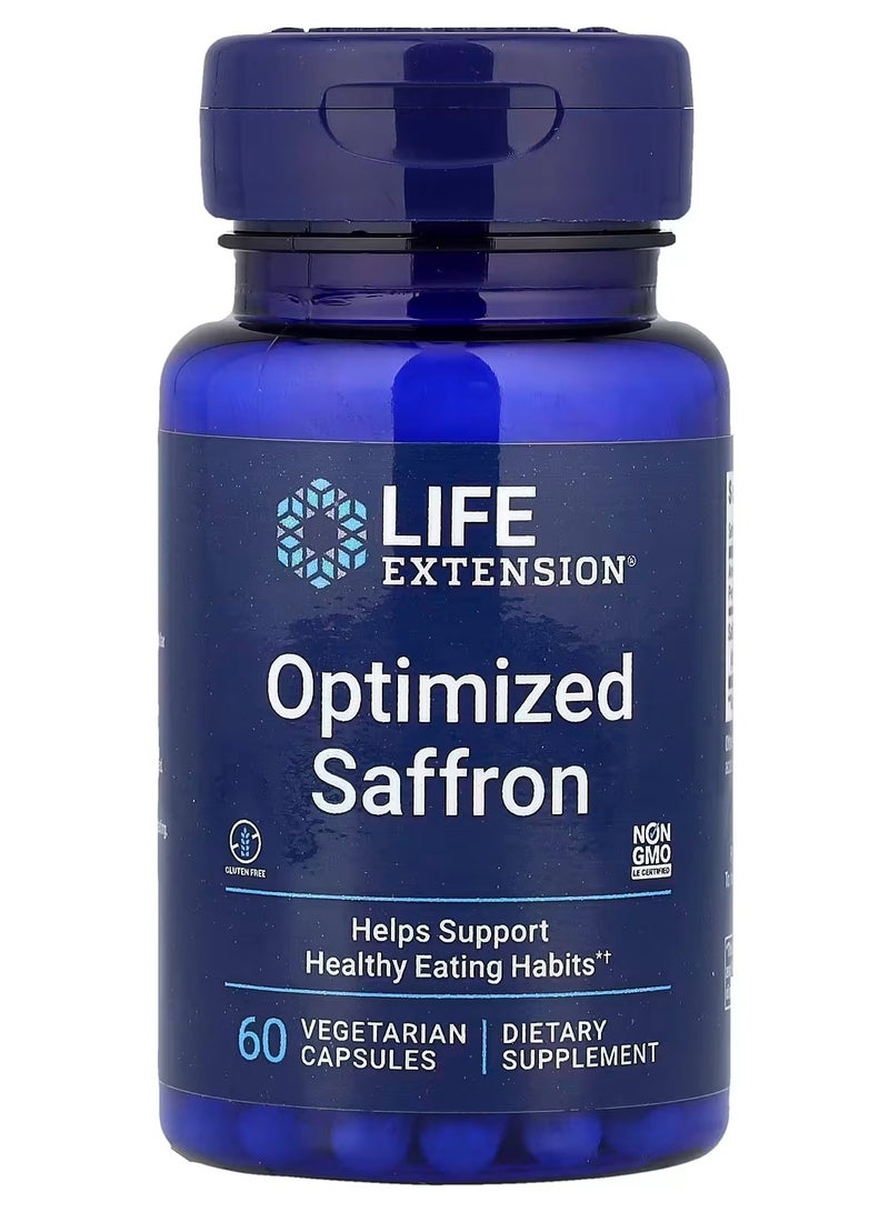 لايف إكستنشن تمديد الحياة، الزعفران المُحسَّن، 60 كبسولة نباتية (88.25 مجم لكل كبسولة) - Image 1