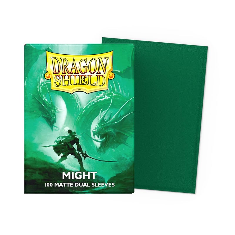 Dragon Shield | Matte Dual Standard Size Card Sleeves | 100 CT - Smooth & Tough Premium TCG Sleeves - Compatible with Pokemon, Flesh & Blood, One Piece & Magic The Gathering | Might - Image 2