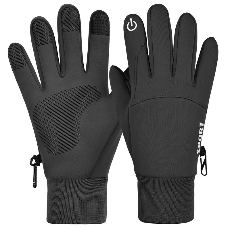 SSAXIGC Winter Waterproof Gloves with Touchscreen Fingers for Men Women ï¼ŒWindproof Liner Thermal for Running Cycling Driving Hiking - Image 1