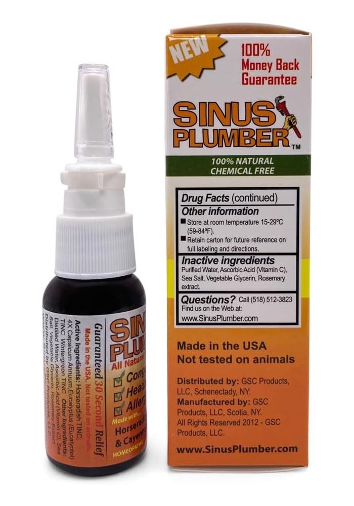 Sinus Plumber Nasal Spray - 1 Bottle - Image 4