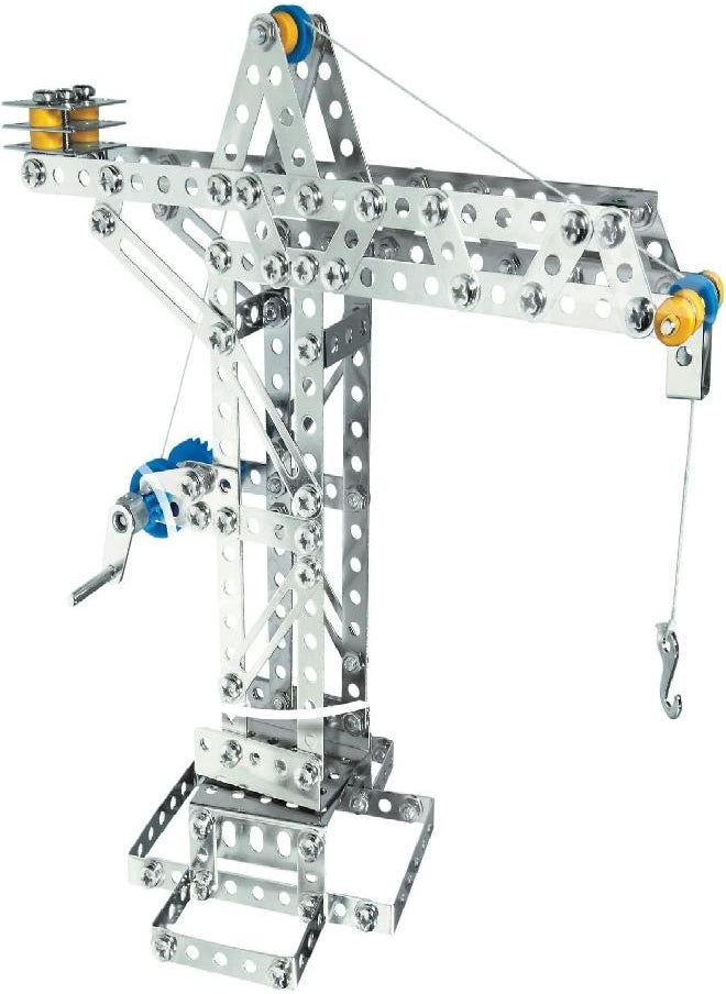 eitech - Eitech Crane and Windmill Construction Set and Educational Toy - Intro to Engineering and STEM Learning, Steel (10005-C05) - Image 1