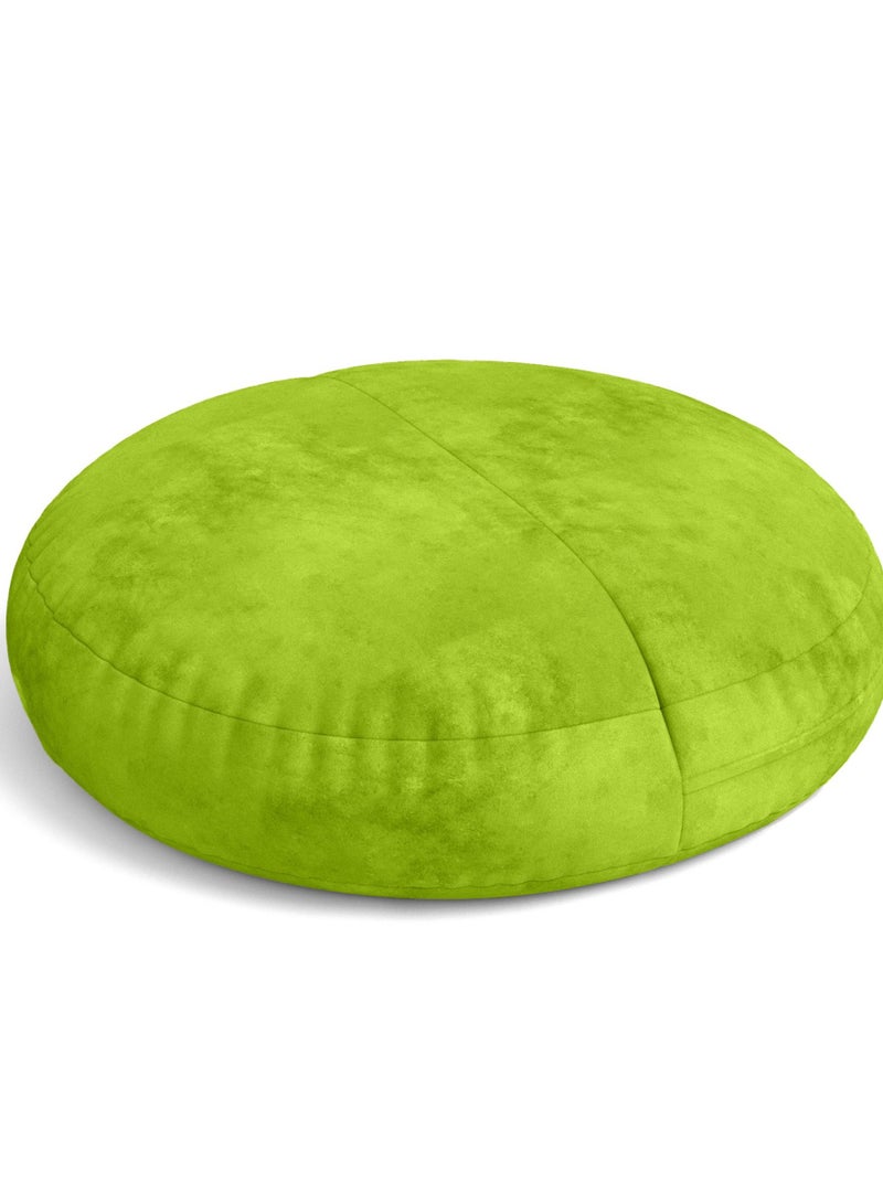 Comfy Comfy Premium Quality Oversized XXL Green Velvet Bed Cocoon Bean Bag  - Image 4
