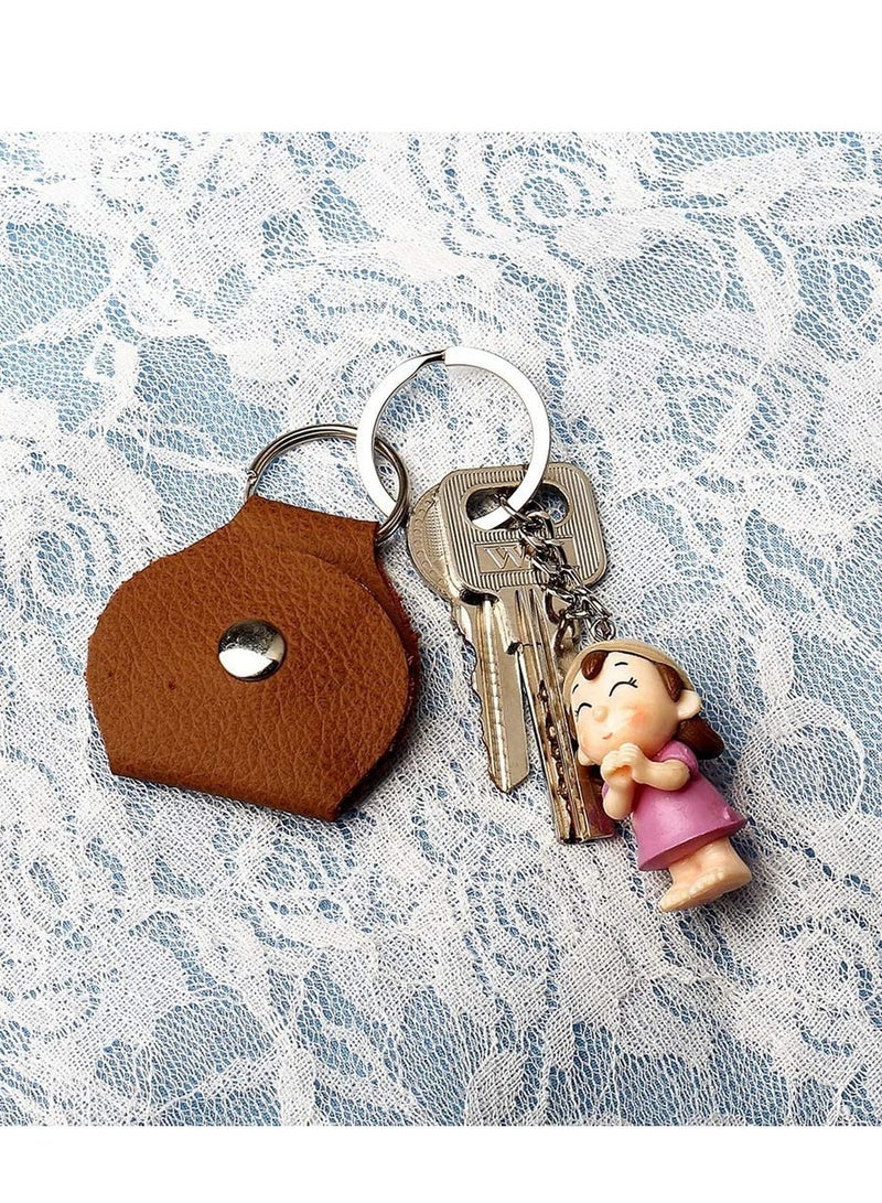 SYOSI Guitar Picks with Holder Cases, 10 pcs Starry Sky for Bass, Electric, Acoustic Guitars with 2 pcs PU Leather Protective Black, Brown - Image 4