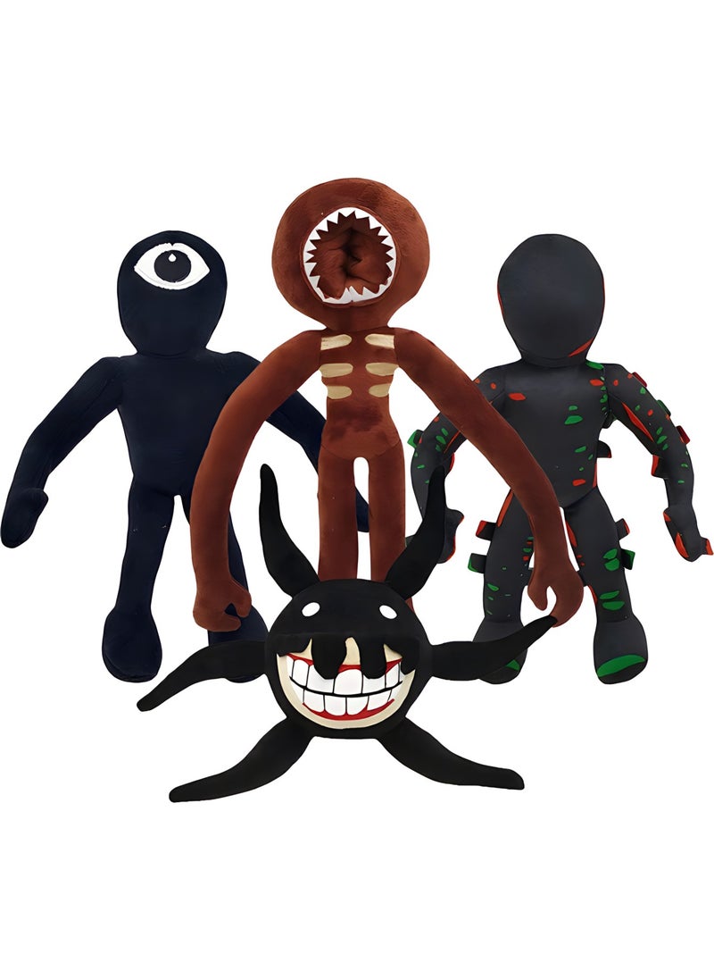 MAGIC VAULT Doors Plush Set of 4-2022 New Monster Horror Game Stuffed Figure Doll for Children and Adults, Birthday Gift Choice for Boys Girls  - Image 1