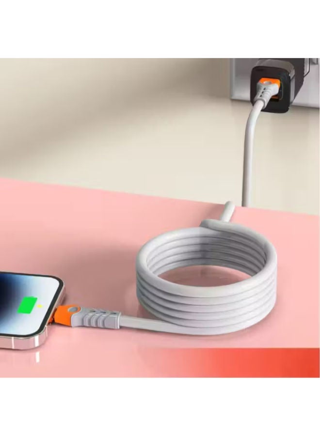 موكسوم كابل بيانات للشحن السريع 30 واط لايتنينج - 4 أمتار - Image 2