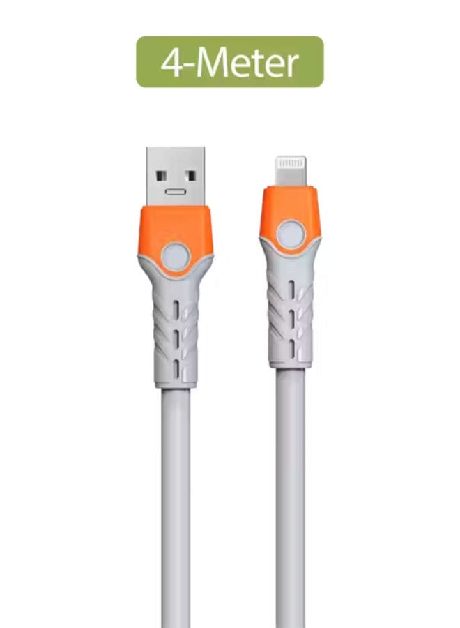 موكسوم كابل بيانات للشحن السريع 30 واط لايتنينج - 4 أمتار - Image 1