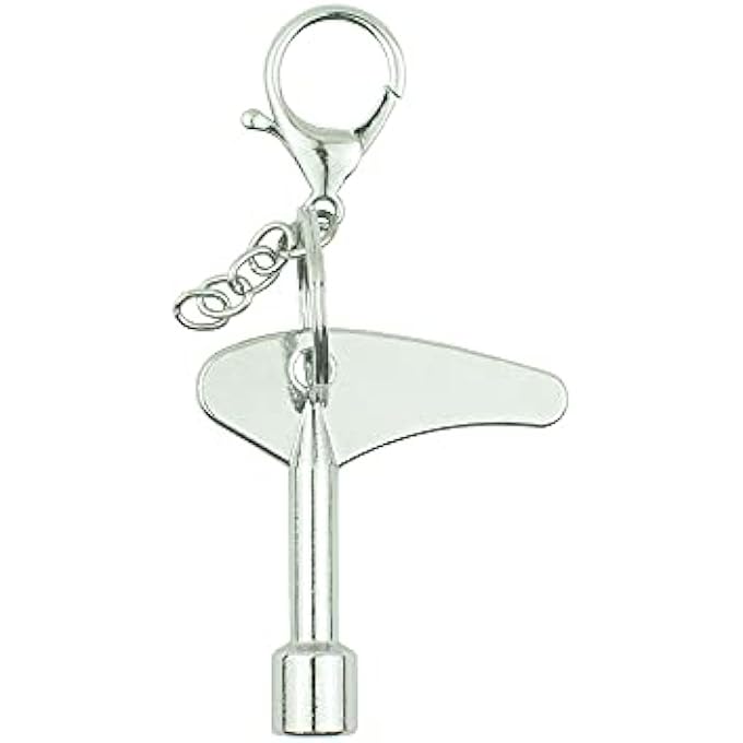 TRIANGULAR KEY WHEELIE BIN, TRIANGULAR KEY UTILITY KEY GAS ELECTRIC LIFT DOOR LOCK KEY (3) - Image 1