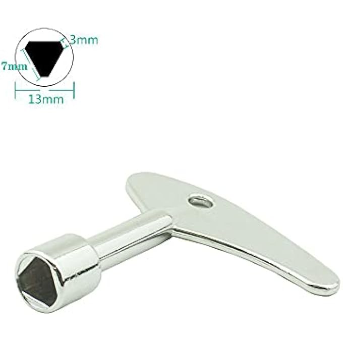TRIANGULAR KEY WHEELIE BIN, TRIANGULAR KEY UTILITY KEY GAS ELECTRIC LIFT DOOR LOCK KEY (3) - Image 3