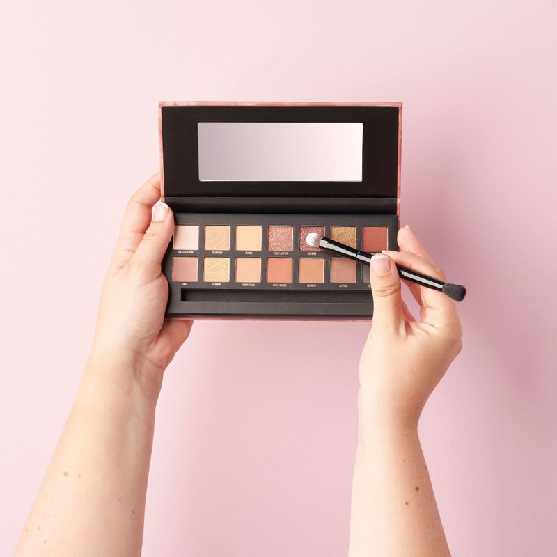 W7 Romanced Eyeshadow Palette - 12 Natural, Pink Nude Colors - Flawless Long-Lasting Makeup - Image 3